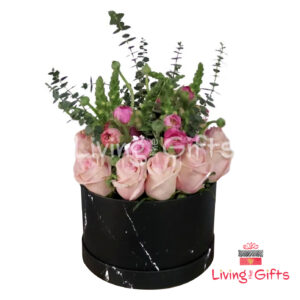 Sweet Pink Love Flower Box